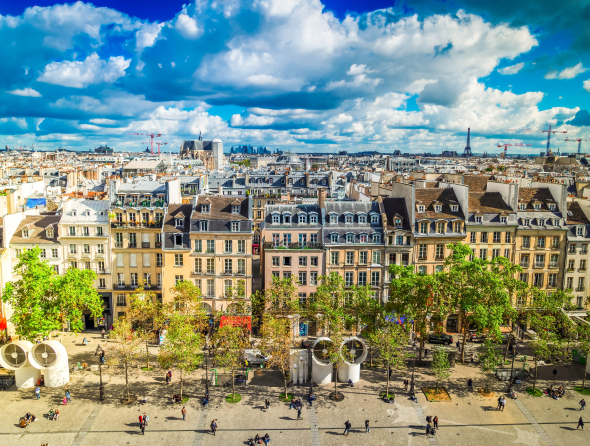 Centre Pompidou, Gestion locative à Paris 3ème